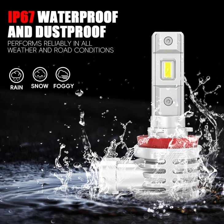 Automotive LED Bulbs H4 6500K 8000 Lumens factory